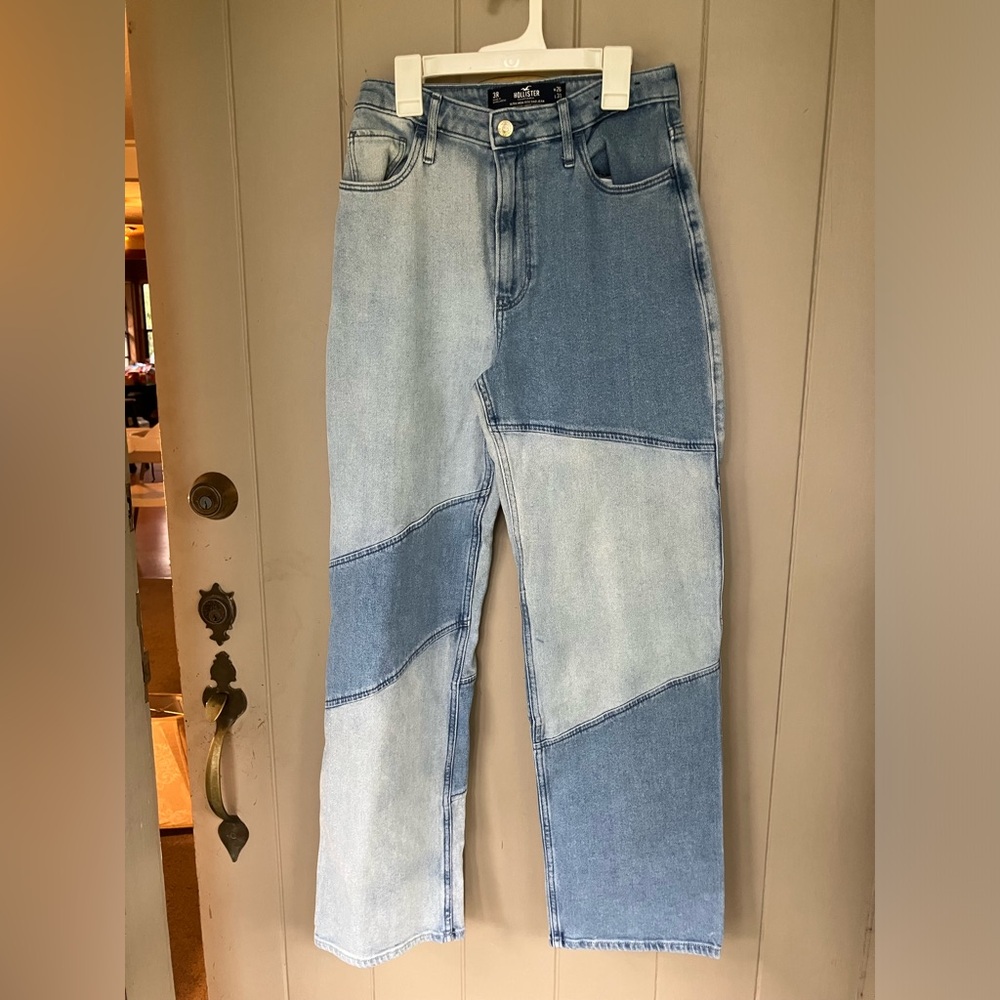 Hollister color block denim jeans - Picture 2 of 5